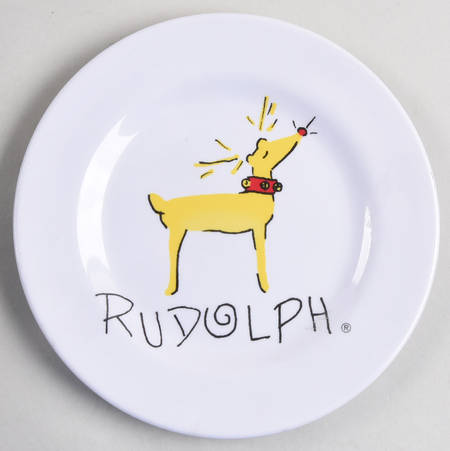 Reindeer Appetizer Plate