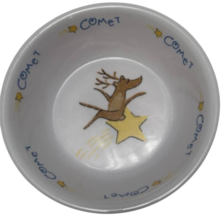 Reindeer Melmac/Melamine Child's Bowl