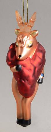 Reindeer Glassware Ornament