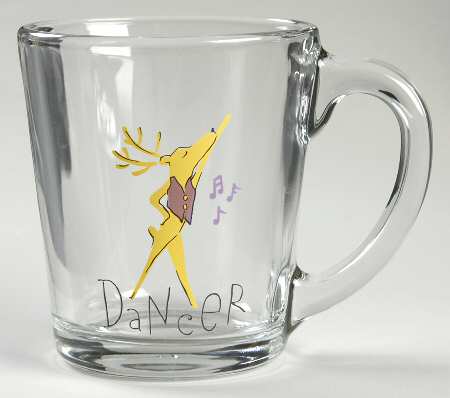 Reindeer Glassware Mug