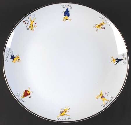 Reindeer 14" Cookie Plate