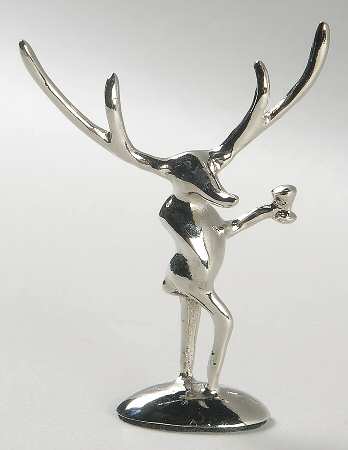 Reindeer Metal Figural Place Card Holder