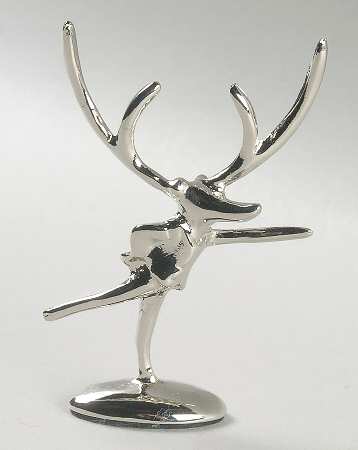 Reindeer Metal Figural Place Card Holder