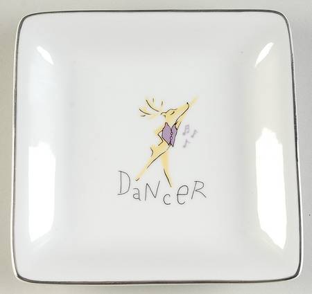 Reindeer Square Appetizer Plate
