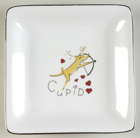 Reindeer Square Appetizer Plate