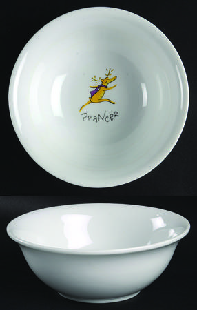 Reindeer Coupe Cereal Bowl