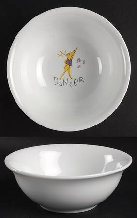 Reindeer Coupe Cereal Bowl