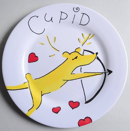 Reindeer Melamine Dinner Plate