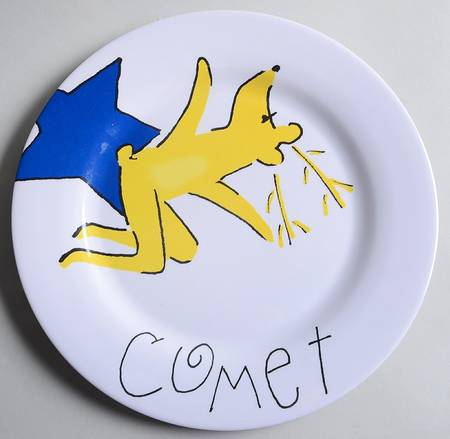 Reindeer Melamine Dinner Plate