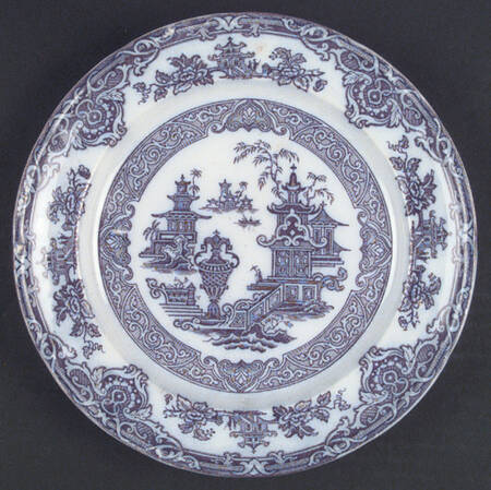 The Temple Purple Blue by Podmore &amp; Walker