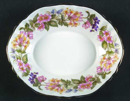 Country Lane (Fluted Rim) Oval Sweet Meat Dish