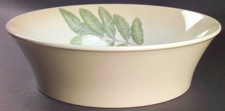 Seasons Leaves 11" Large Salad Serving Bowl