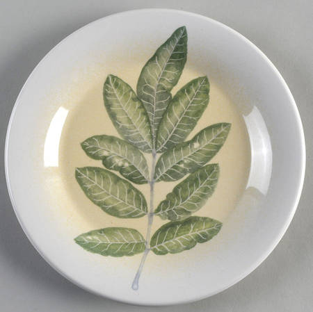 Seasons Leaves Salad/Dessert Plate