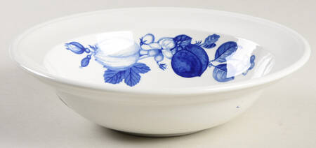 Harvest Blue Rim Cereal Bowl