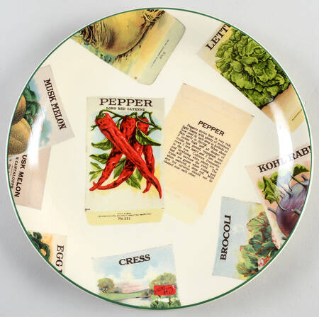 Seed Packets Dinner Plate