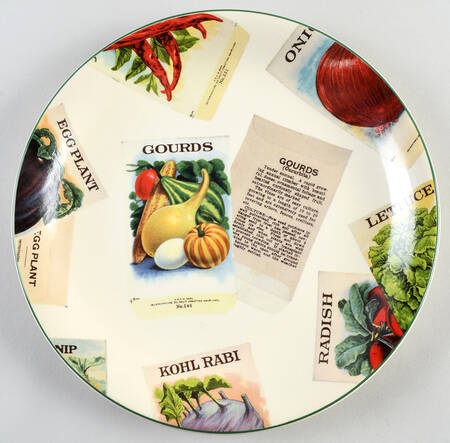 Seed Packets Dinner Plate