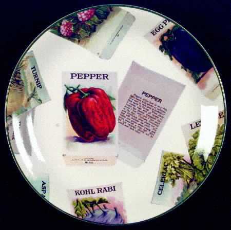Seed Packets Dinner Plate