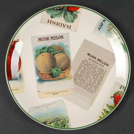 Seed Packets Salad Plate