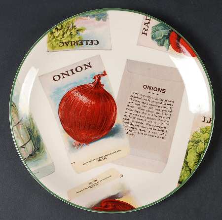 Seed Packets Salad Plate