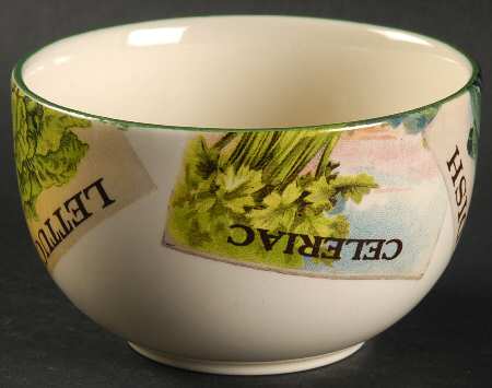 Seed Packets Sugar Bowl No Lid