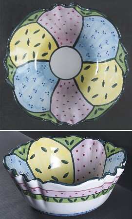 Calypso 12" Large Salad Serving Bowl