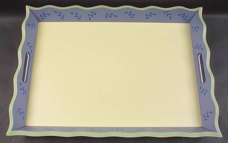 Summer Breeze Rectangular Wood Tray
