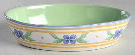 Summer Breeze 10" Oval Baker by Pfaltzgraff