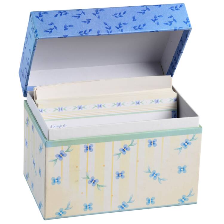Summer Breeze Recipe Box with 40 Cards by Pfaltzgraff