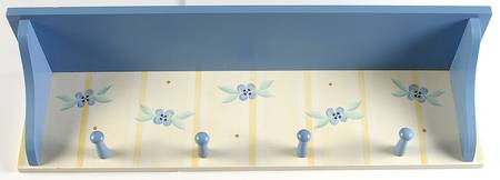 Summer Breeze Wood Peg Shelf