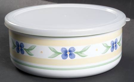 Summer Breeze 7" Metal Bowl & Plastic Lid