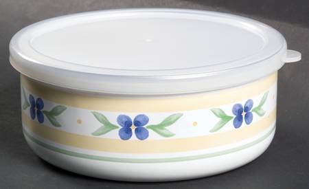 Summer Breeze 5" Metal Bowl W/Plastic Lid