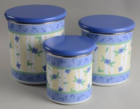 Summer Breeze (6 Piece) Metal Canister Set