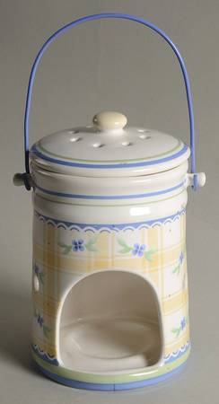 Summer Breeze Wax Tart Burner/Warmer & Lid
