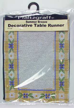 Summer Breeze 13" X 72" Tapestry Table Runner by Pfaltzgraff