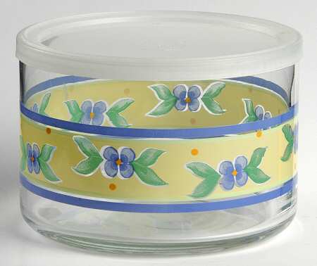 Summer Breeze Small Glassware Storage Jar & Lid