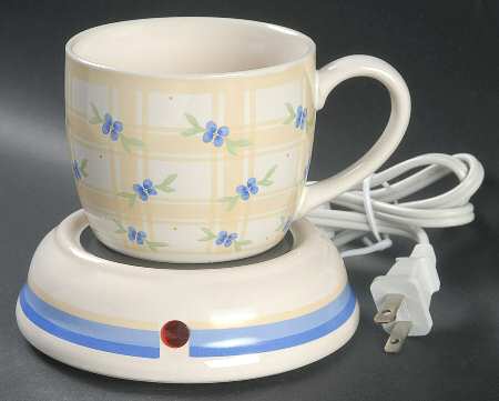 Summer Breeze 2 Piece Electric Coffee Cup Warmer