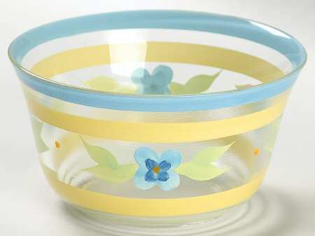 Summer Breeze Individual Glassware Dessert Bowl