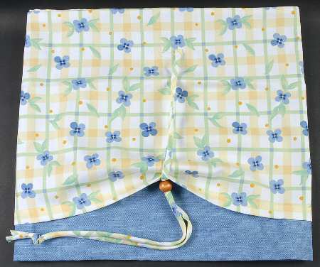 Summer Breeze Double Valance Curtain W/Ties 59" X 16"