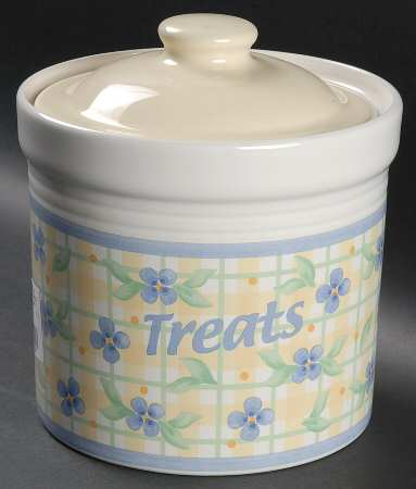 Summer Breeze Treat Jar & Lid by Pfaltzgraff