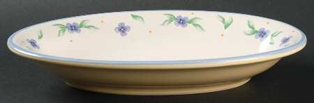 Summer Breeze Oval Dessert Bowl