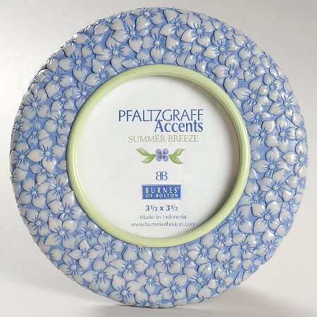 Summer Breeze Round Frame-Holds 3 1/2" X 3 1/2"