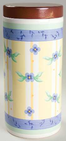 Summer Breeze Medium Cylinder Canister & Wood Lid