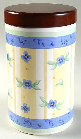 Summer Breeze Small Cylinder Canister & Wood Lid