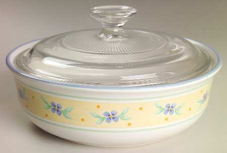 Summer Breeze 1 Qt Round Covered Casserole