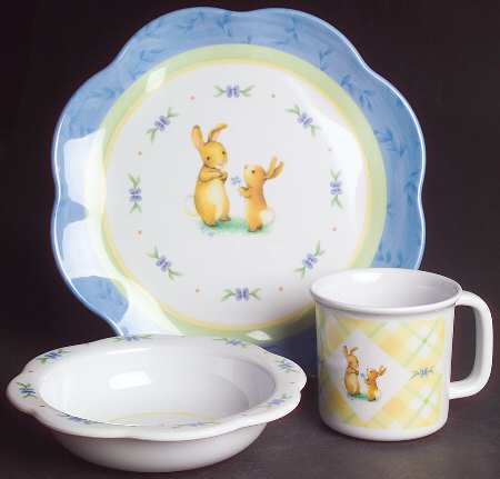 Summer Breeze (3 Piece) Melmac/Melamine Child's Set