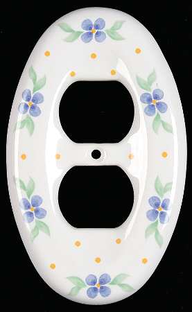 Summer Breeze Double Electrical Outlet Cover