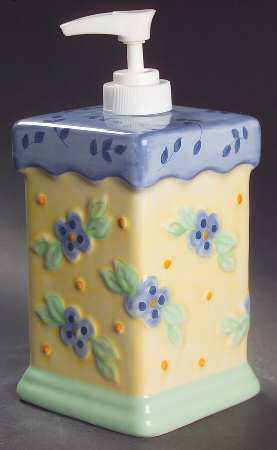 Summer Breeze Sculpted Lotion Dispenser by Pfaltzgraff
