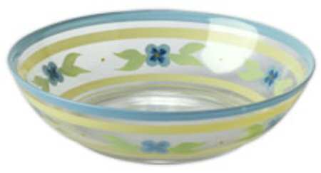 Summer Breeze Glassware Individual Salad Bowl