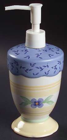 Summer Breeze Sculpted Lotion Dispenser by Pfaltzgraff