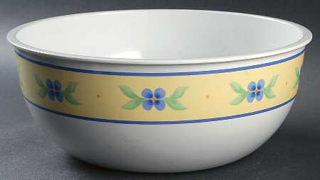 Summer Breeze 11" Large Melamine Salad Serving Bowl